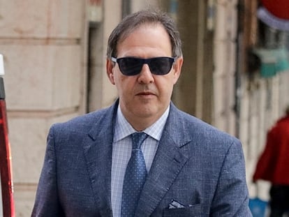 El juez Manuel Penalva en los juzgados de Palma, en febrero de 2018.
