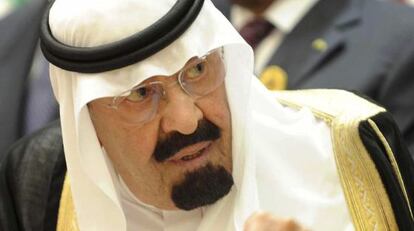 El rey de Arabia Saudí, Abdalá bin Abdelaziz, en una imagen de archivo.