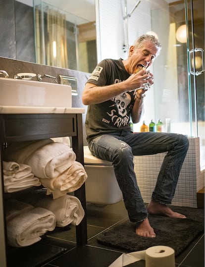 El chef Anthony Bourdain.