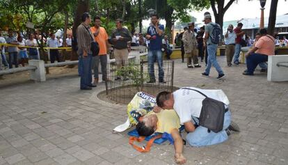 Uno de los periodistas muertos en Guatemala este martes.