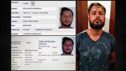 Sergio de Arruda Quintiliano Neto, alias 'Minotauro', tenía dos cédulas de identidad falsas.