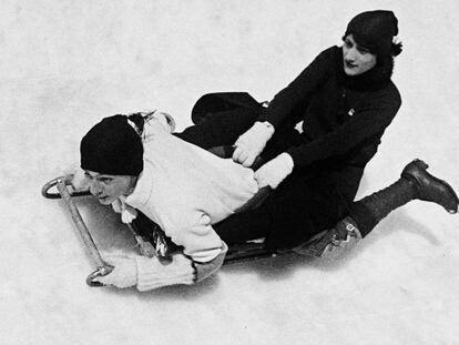 'Zissou y Simone Roussel, St Moritz' (1913).