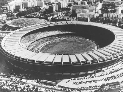 El estadio de Maracana stadium, en 1950.