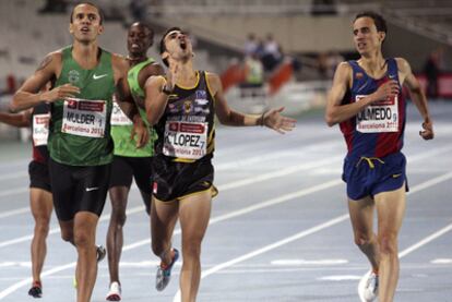 Kevin López celebra el triunfo