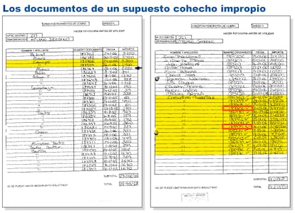 Francisco Camps (de pie), charla con su abogado, Javier Boix.