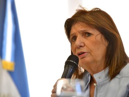 Former Argentina presidential candidate, Patricia Bullrich, in Buenos Aires (Argentina), October, 25,2023.