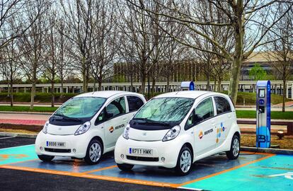 Cargadores de coche eléctrico de Repsol.