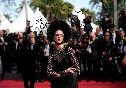 Coco Rocha, pictured in Cannes on 24 May.