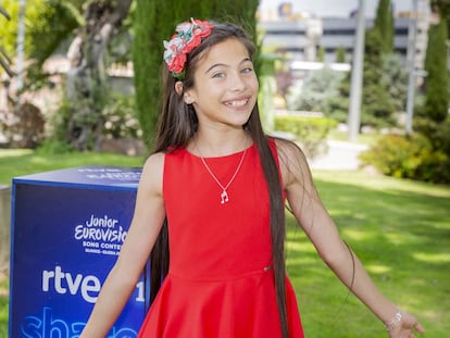 Melani García, representante de TVE en Eurovisión Junior.