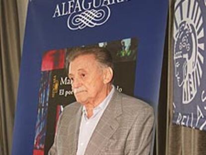 Mario Benedetti, ayer en Madrid.