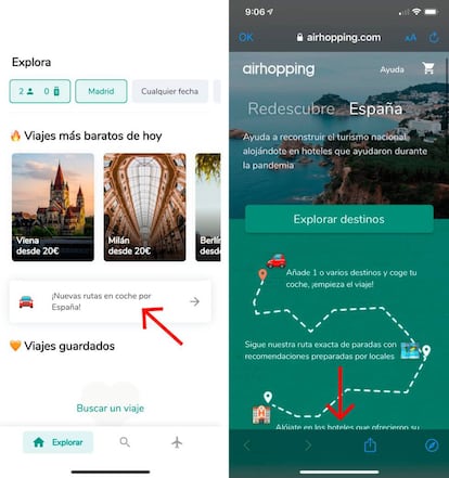 Viajes en coche por España.