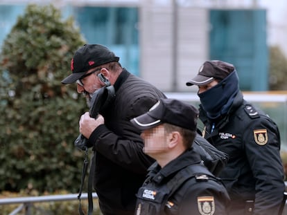 Koldo García, el jueves a la salida de la Audiencia Nacional.