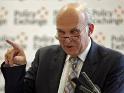El ministro británico de Empresa, Vince Cable. EFE/Archivo