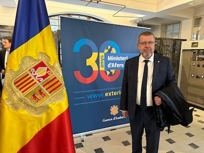 El embajador de Rusia en España, Yuri Klimenco, el pasado 14 de marzo en Andorra, de donde también es embajador.