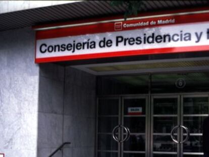 Consejer&iacute;a de Presidencia y Hacienda de la Comunidad de Madrid.