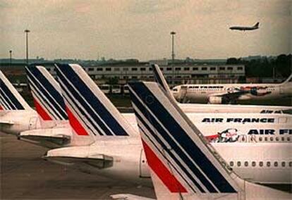 Aviones de Air France.