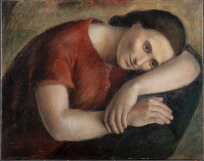 'Pensativa', 1935, de Rosario Velasco. 