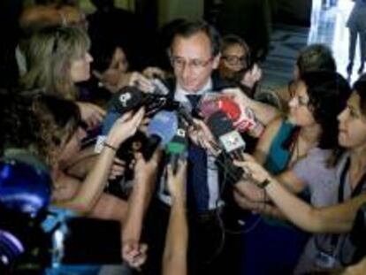 El portavoz del PP en el Congreso, Alfonso Alonso. EFE/Archivo