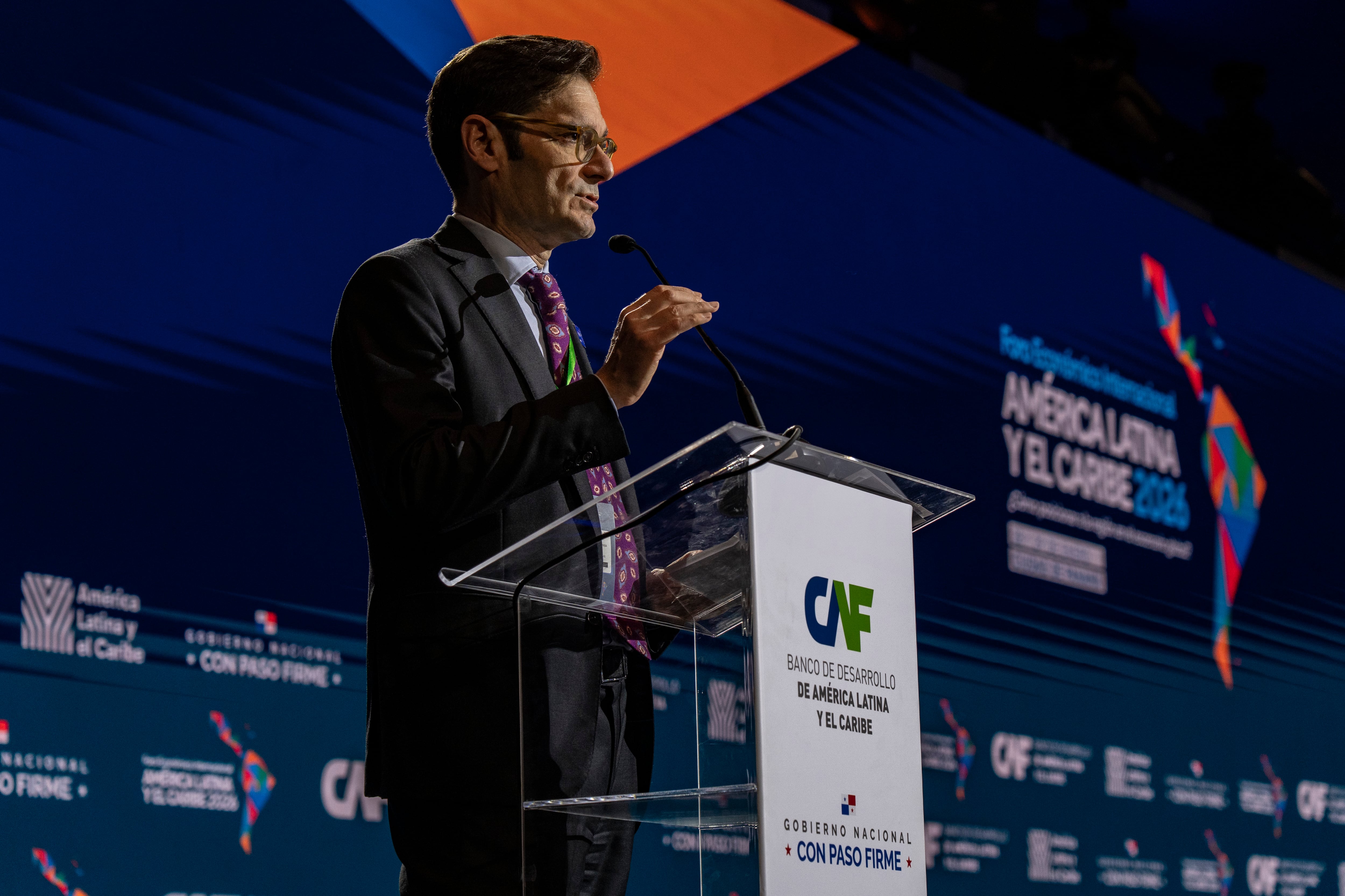 Joseph Oughourlian en Panamá, el 28 de enero.