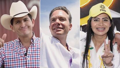 Jesús Sabino Herrera, Manuel Velasco y Araceli Saucedo Reyes.