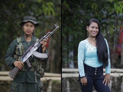 Carolina, de 18 anos, passou seis nas FARC e gostaria de estudar uma engenharia depois do acordo de paz com o governo da Colômbia.