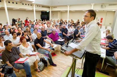 Joan Herrera, candidato de ICV a las elecciones al Parlament de Catalunya.