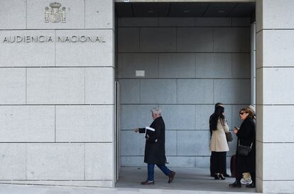 Exterior de la sede de la Audiencia Nacional en Madrid, en noviembre de 2022.