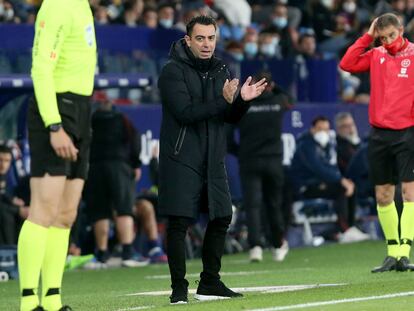 Xavi Hernández, entrenador del FC Barcelona.