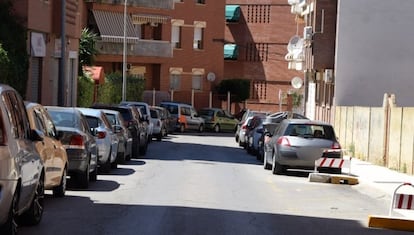 Imagen de la  calle Pintor El Greco, en Linares (Jaén), el 20 de mayo.