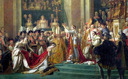 Detail of The Consecration of the Emperor Napoleon and the Coronation of the Empress Josephine by Jacques-Louis David