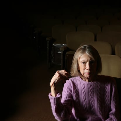 La escritora Joan Didion, retratada en Nueva York en 2007.