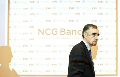El presidente de Novagalicia Banco, José María Castellano