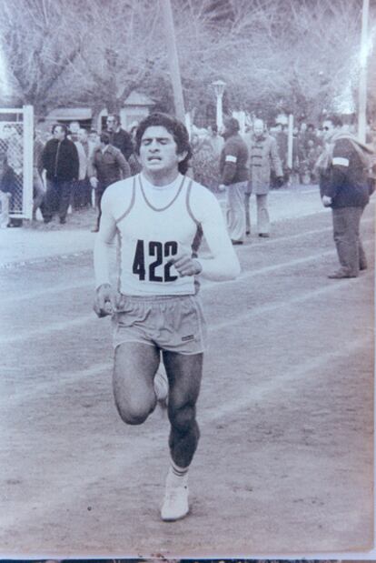 El atleta argentino Miguel Sánchez, desaparecido en 1978.