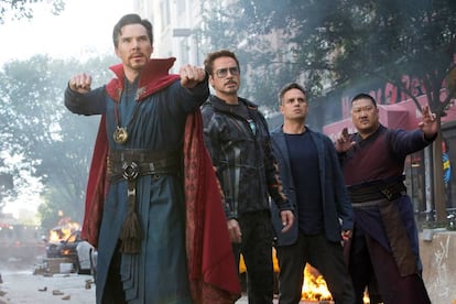 Una imagen de 'Los Vengadores: Infinity War'.