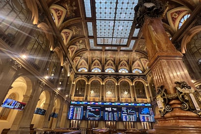 Vista de la Bolsa española.