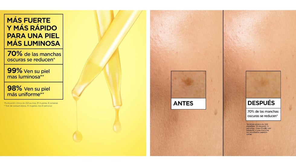 Cambios visibles en pocas semanas.