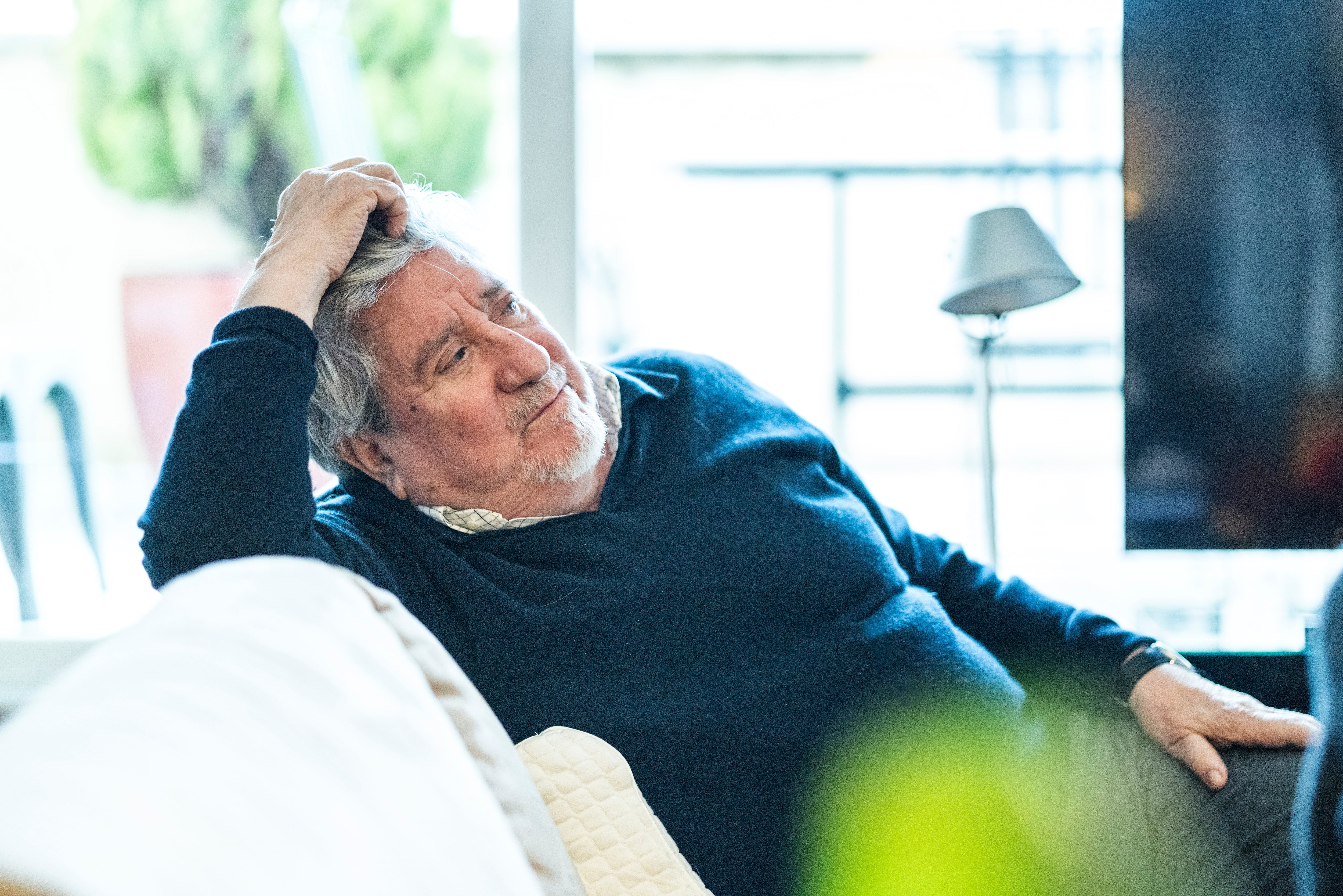 Andrés Vicente Gómez, fotografiado en su casa madrileña el pasado 10 de diciembre. 