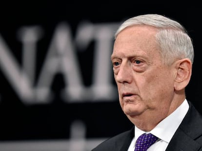 El jefe del Pent&aacute;gono, James Mattis, en un acto del pasado 15 de febrero.