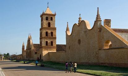 Misión jesuítica de San José de Chiquitos, de 1698, en la región de Chiquitania (Bolivia).