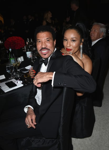 Lionel Richie y Lisa Parigi.