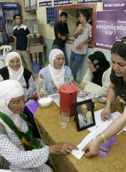 Una reunión electoral en la ciudad de Mardin (sureste de Turquía).