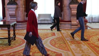 Carme Forcadell, este jueves en el Parlament.