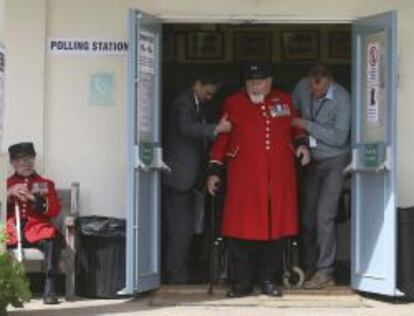 Wayne Campbell tras votar en Londres