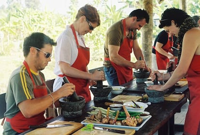 Chiang Mai Thai Farm Cooking School, una de las primeras surgidas en el norte de Tailandia.