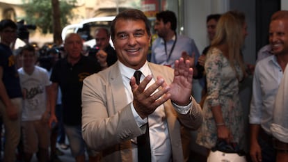 Joan Laporta, durante un acto en 2015.