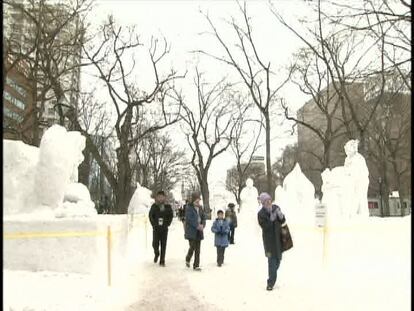 Sapporo abre la 60 edición de su Festival de Nieve