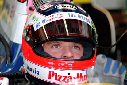 En su tercer año como conductor del equipo Jordan de F-1, Barrichello mejoró su puesto más alto hasta la fecha quedando segundo en el Gran Premio de Canadá.