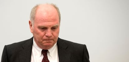 Uli Hoeness, el día de su juicio ante el tribunal penal de Munich en marzo pasado.