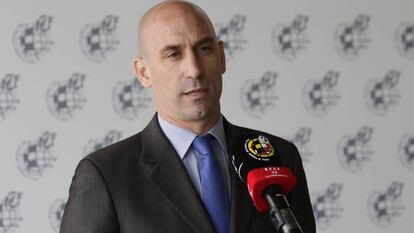 Luis Rubiales, presidente de la RFEF.