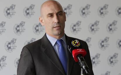 Luis Rubiales, presidente de la RFEF.